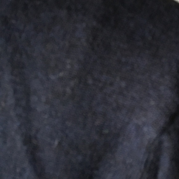 Express Zipped Turtleneck Sweater Navy Blue 100% Merino Wool - Picture 4 of 5